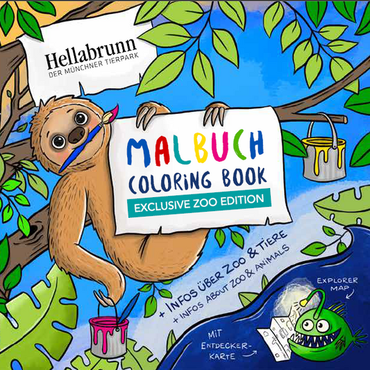 Zoo-Malbuch "Tierpark Hellabrunn"