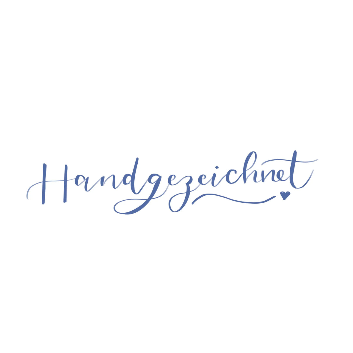 Handgezeichnet Logo - Opa bleibt in meinem Herzen