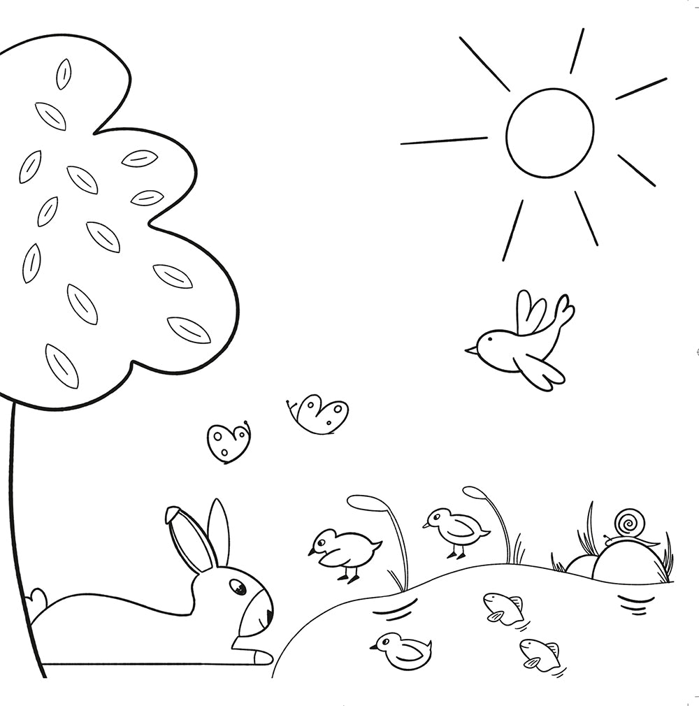 Malbuch "Hase Oskar & seine Freunde"