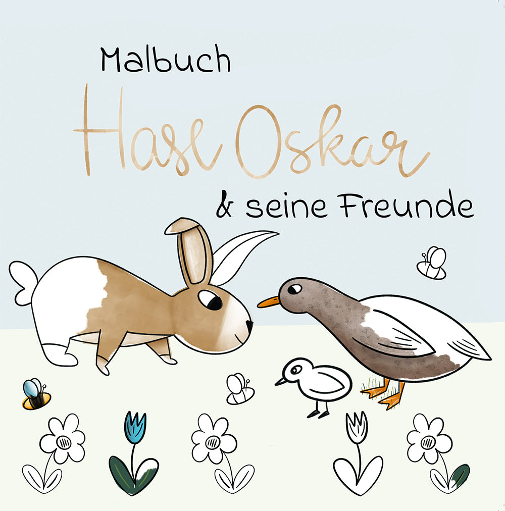 Malbuch "Hase Oskar & seine Freunde"