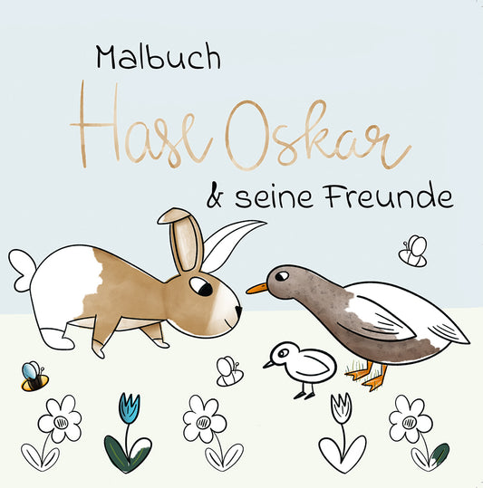 Malbuch "Hase Oskar & seine Freunde"