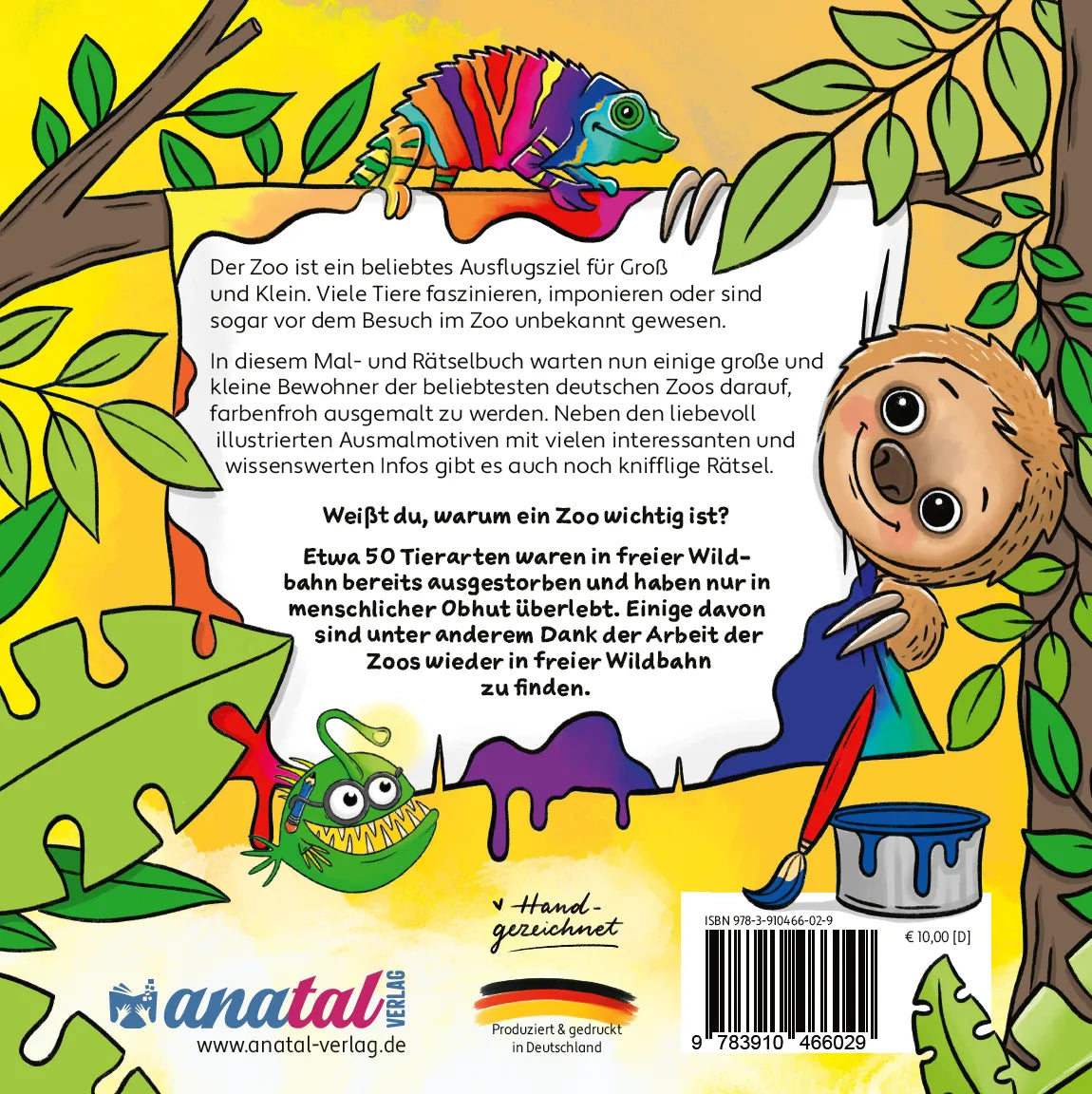 Mal- und Rätselbuch "Zoo-Tiere"