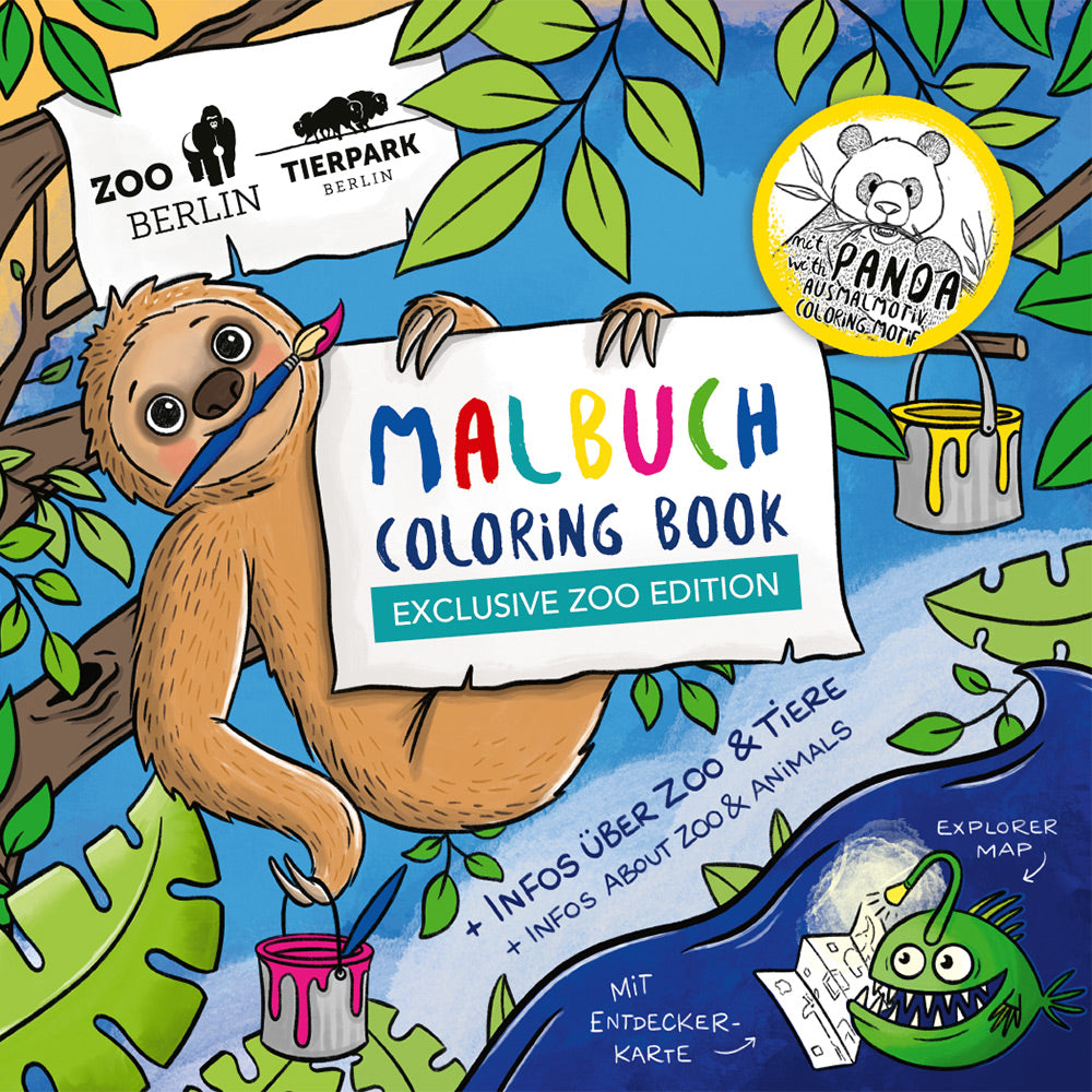 Zoo-Malbuch "Zoo Berlin und Tierpark Berlin"