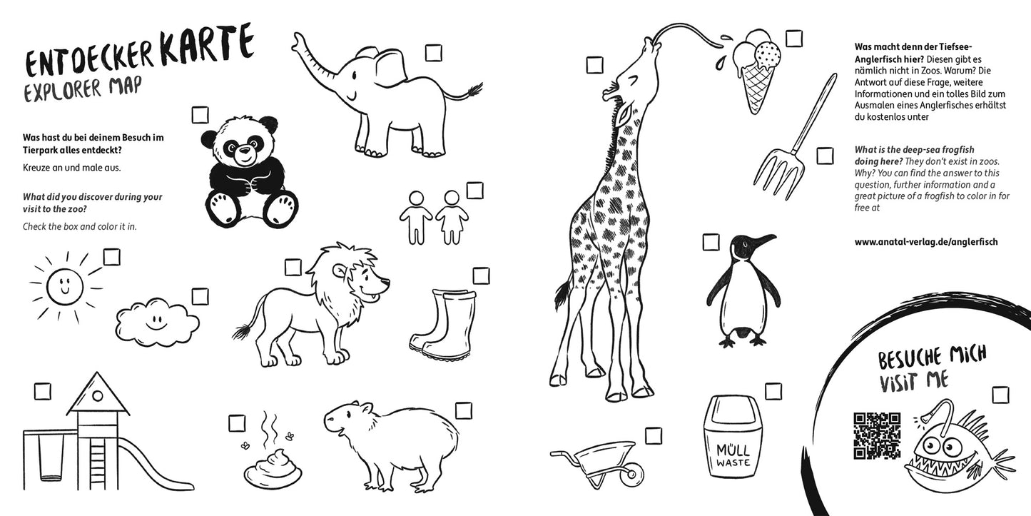 Zoo-Malbuch "Zoo Berlin und Tierpark Berlin"