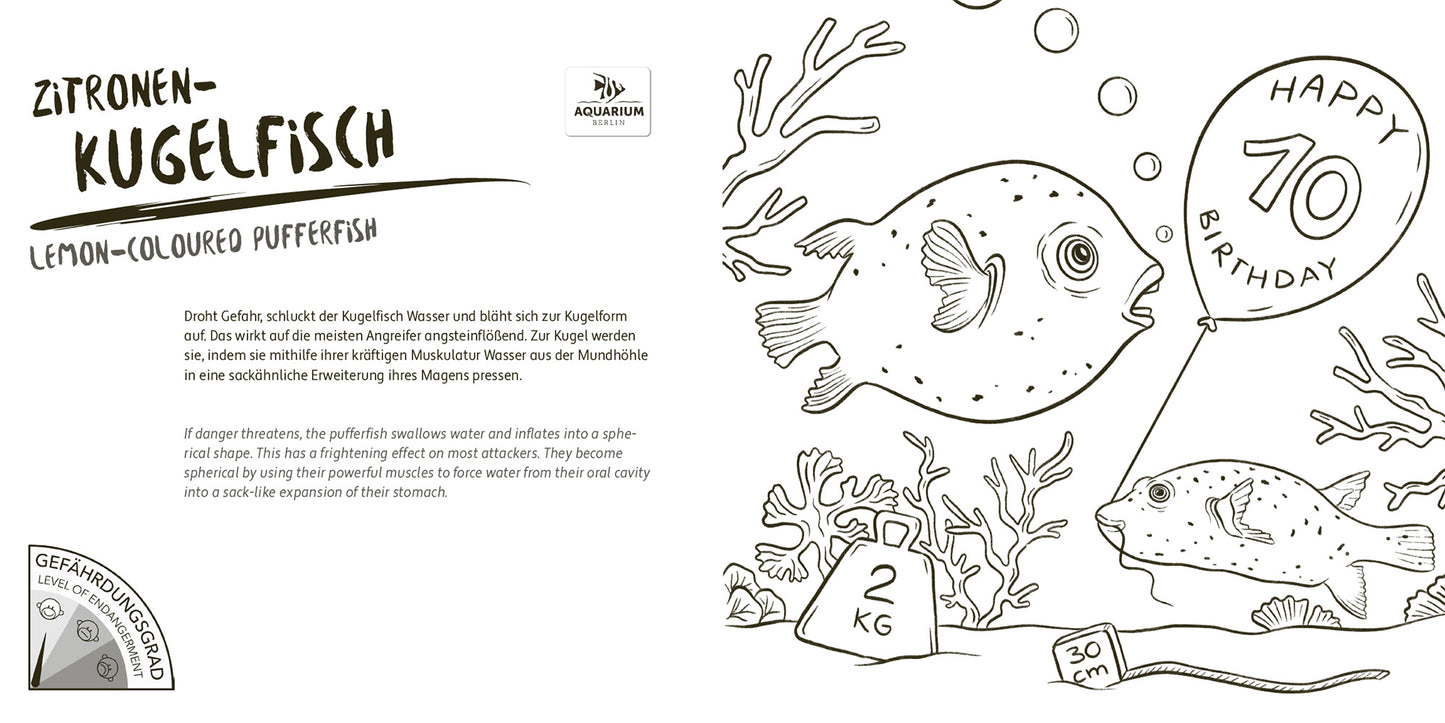 Zoo-Malbuch "Zoo Berlin und Tierpark Berlin"