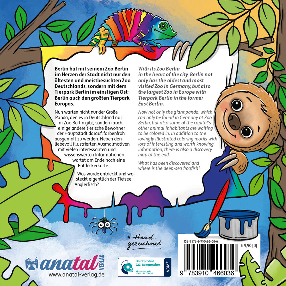 Zoo-Malbuch "Zoo Berlin und Tierpark Berlin"