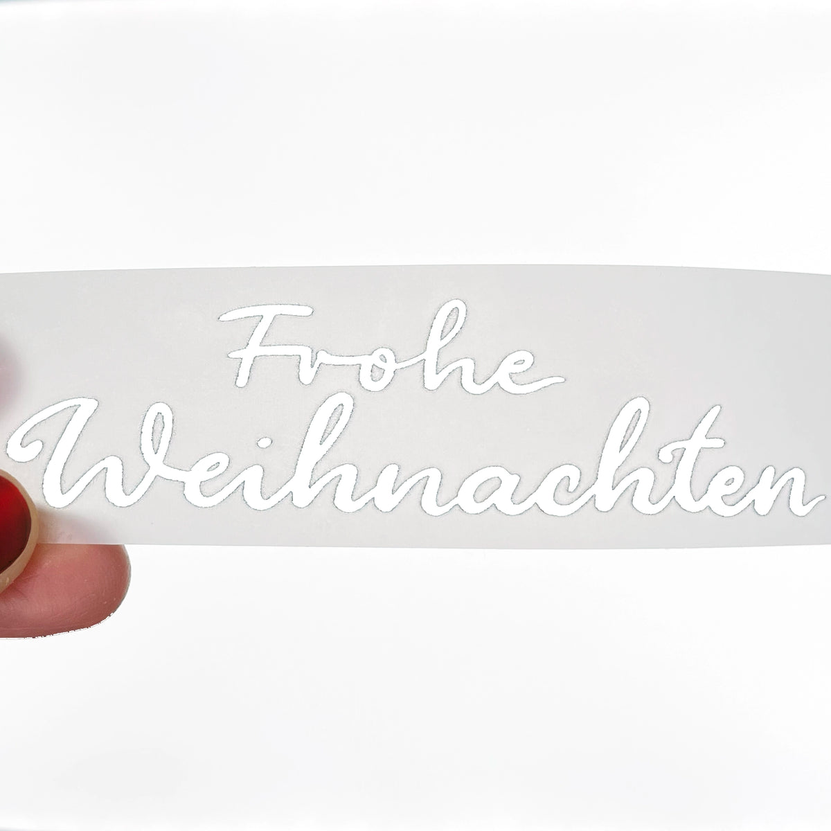 Bügelbild Weihnachts-Einhorn Mädchen
