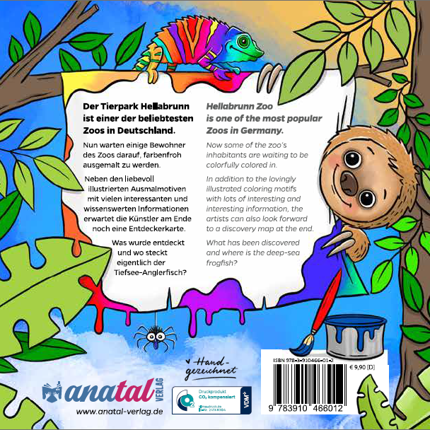 Bundle: Mal- und Rätselbuch "Zoo-Tiere" + Zoo-Malbuch "Tierpark Hellabrunn"
