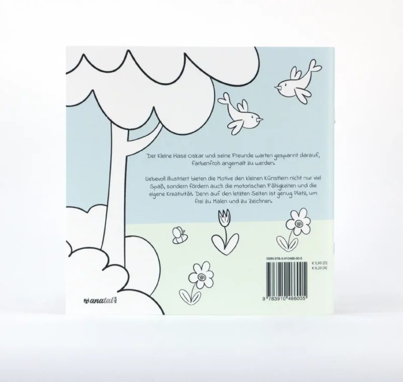 Malbuch Hase Oskar & seine Freunde – Bild 2