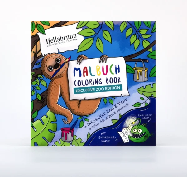 Zoo-Malbuch "Tierpark Hellabrunn"