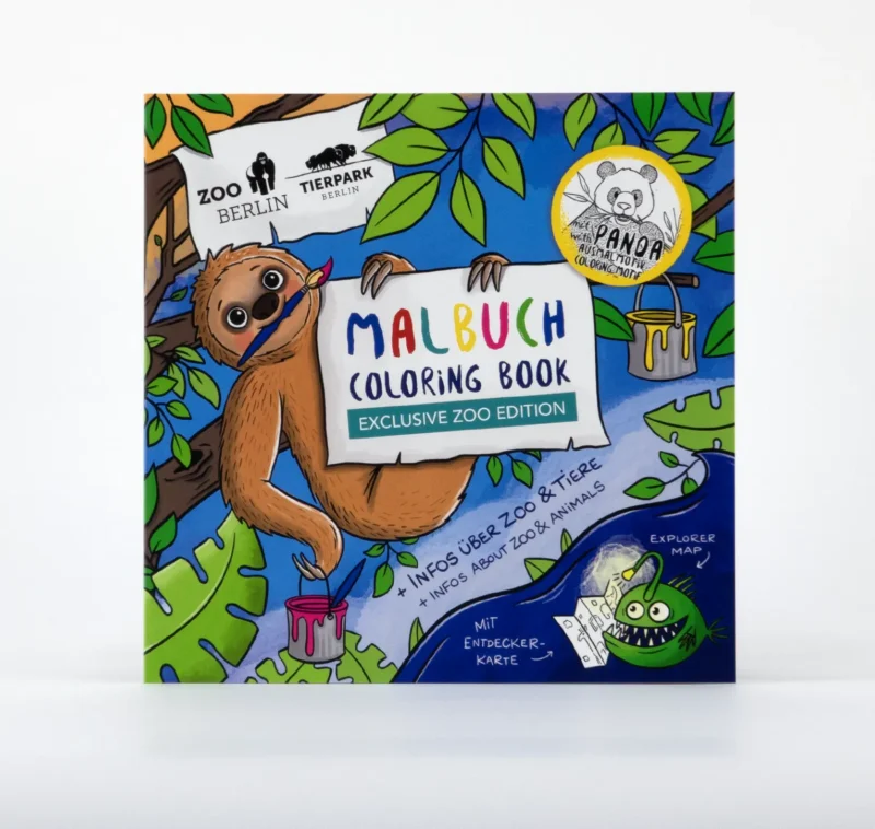 Zoo-Malbuch "Zoo Berlin und Tierpark Berlin"