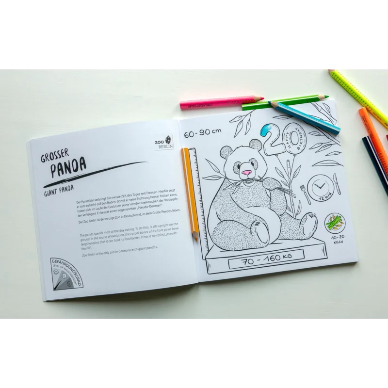 Zoo-Malbuch "Zoo Berlin und Tierpark Berlin" – Bild 3