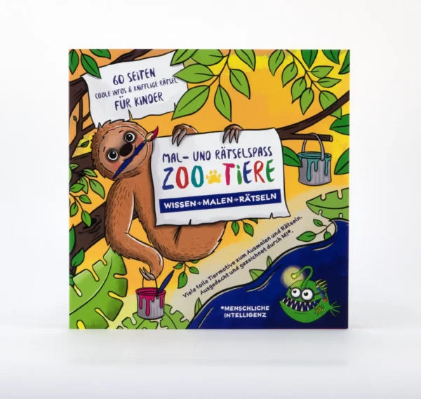 Mal- und Rätselbuch "Zoo-Tiere"